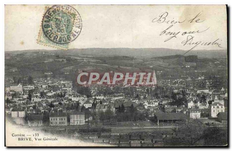 Old Postcard Brive Vue Generale