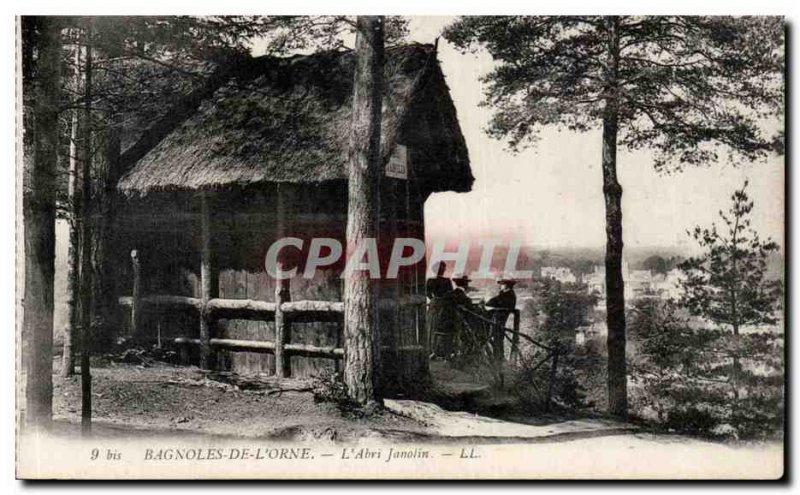 Old Postcard Bagnoles De L & # 39Orne L & # 39Abri Janolin