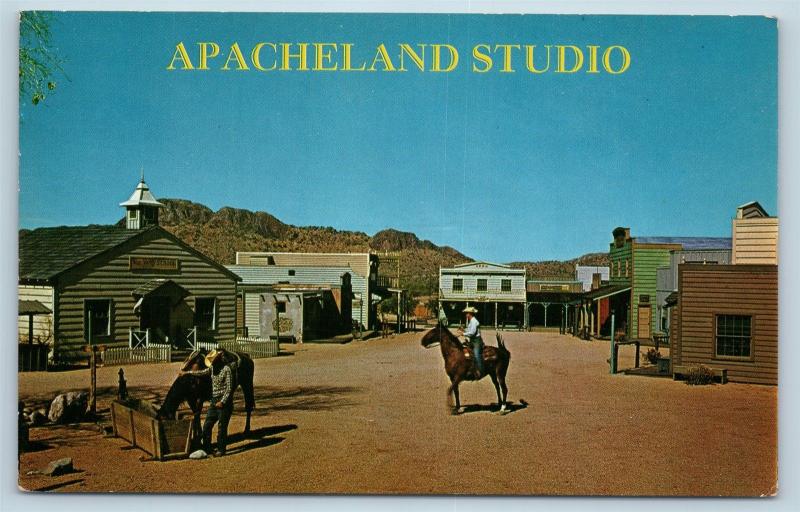 Postcard AZ Apacheland Studio Motion Picture Film Movie Lot c1960s M03