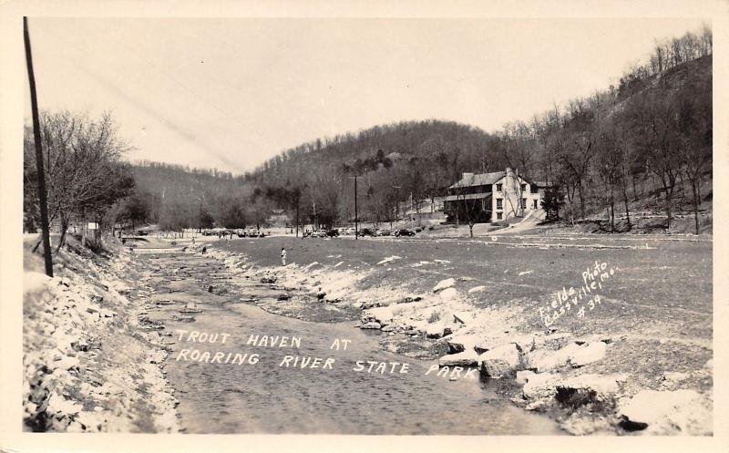 Cassville Missouri Roaring River State Park Trout Haven 1940s Real