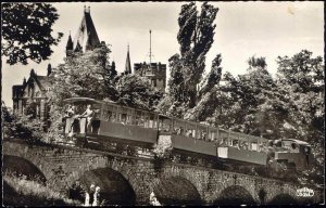 germany, DRACHENBURG, Drachenfelsbahn, Rack Railway (1955) RPPC