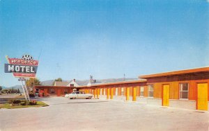 Heber City, Utah WASATCH MOTEL Hiways 40 & 189 Roadside c1950s Vintage Postcard