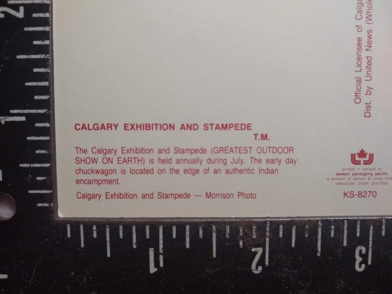 Postcard - Calgary Exhibition And Stampede - Calgary, Canada