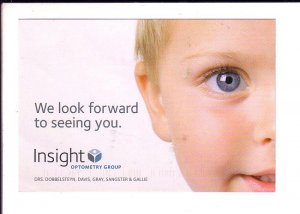 Insight, Optometrist Reminder Postcard, Halifax, Nova Scotia, Advertising