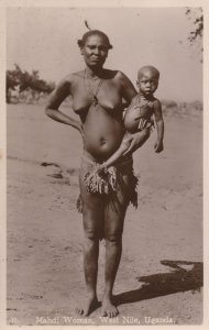 Mahdi Woman West Nile Uganda Antique African Old Postcard