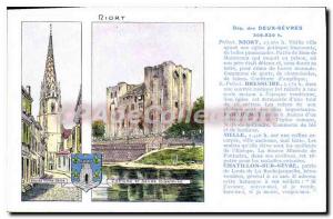 Old Postcard Niort Bressuire Parthenay Melle chatillon-sur-svre