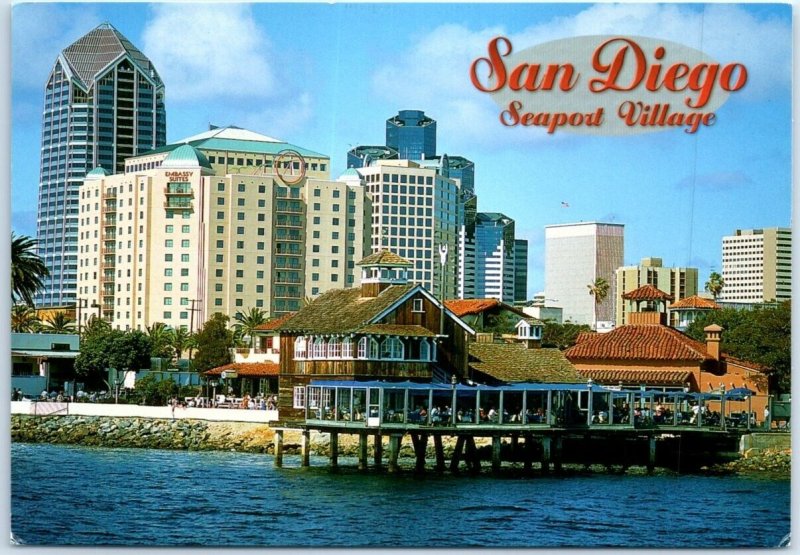 Postcard - Seaport Village - San Diego, California