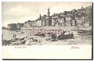 Menton- The Old City Old Postcard