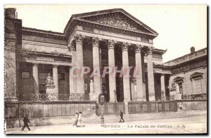 Old Postcard Nimes The Courthouse