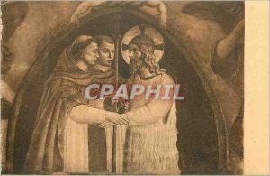 Postcard Old Museo di Firenze B S Marco Angelico Cristo in abito da Pellegrin...