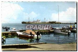 Old Postcard Djibouti General view of the port Cote des Somalis