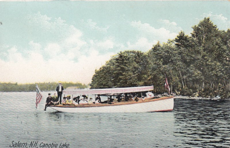 SALEM , New Hampshire , 1900-10s; Boat in Canobie Lake