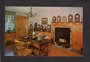 CT American Clock Watch Museum Bristol Connecticut Clocks Miles House Postcard