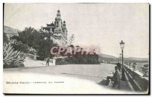 Old Postcard Monte Carlo Casino Terrace