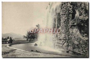 Old Postcard Nice La Cascade du Chateau