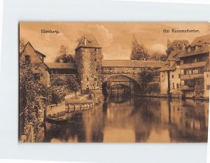 Postcard Am Kasemattentor Nürnberg Germany