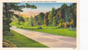 One of the Good Roads through Tennessee TN Linen