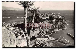 Old Postcard The Rock of Monaco Cap Martin and Italy