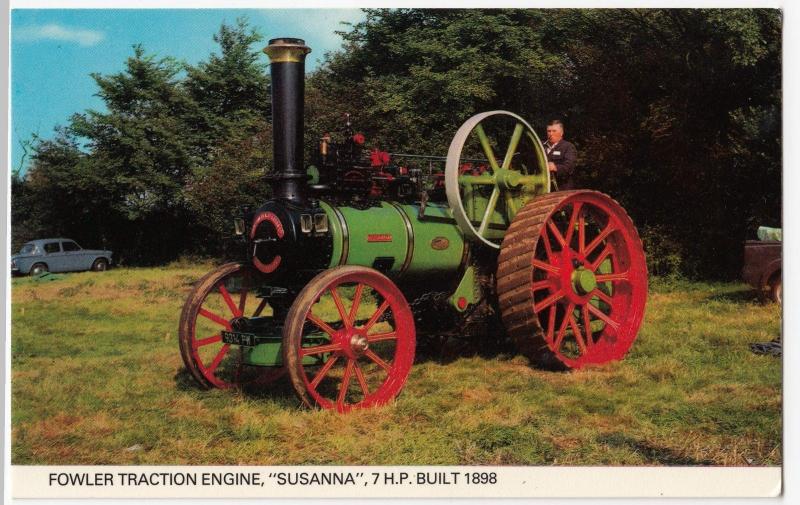 Steam; Fowler Traction Engine, 'Susanna' , Built 1898 PPC, Colourmaster, Unused