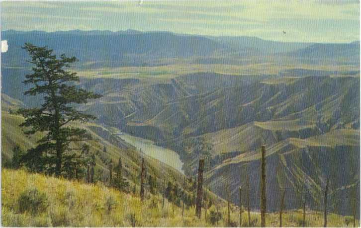 A View of Part of the Fraser River Valley British Columbia B