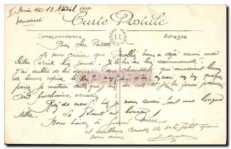 Postcard Old Tram Train Nice Avenue Station