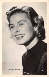 Ingrid Bergman Actress  light internal crease