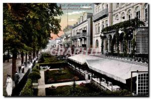 Old Postcard Bad Homburg Kaiser Friedrich Kgl walk