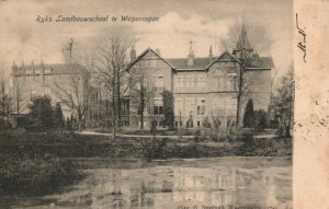 Netherlands Rijkslandbouwschool Wageningen Vintage Postcard 04.20