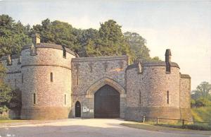 BR49964 The castle gates Arundel       England