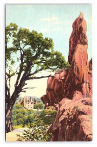 Vista In The Garden Of The Gods Pikes Peak Region Colorado Postcard