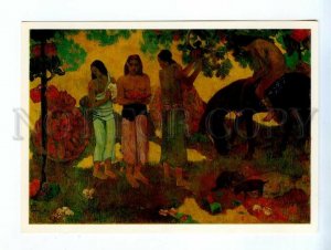 540176 USSR 1988 year Paul Gauguin Fruit Picking old postcard