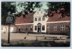 Jutland Denmark Postcard Danish Manor House Estrup Hovedgård c1910 Antique