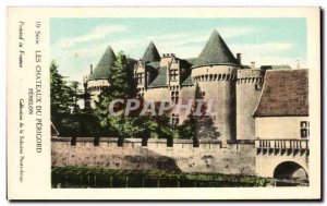 Old Postcard Les Chateaux Du Perigord Fenelon