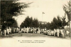 CPA AK FORT-DAUPHIN Fete du 14 Juillet 1903 MADAGASCAR (709655)