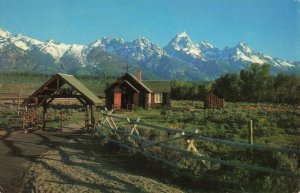 Postcard Grand Teton National Park Wyoming Posted 1966