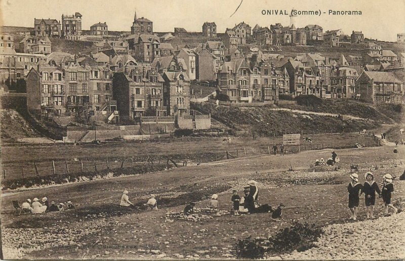 France Postcard Onival(Somme) panorama