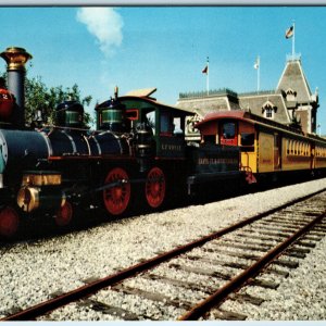 1955 Anaheim Cali Disneyland Santa Fe Passenger Train Railway Engine Ripley A227