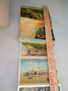 Postcard Folder - Houston - Texas Largest City 