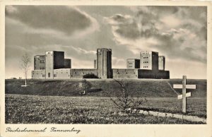 Olszrynwk Poland-Reichsehrenmal Tannenberg-Hindenberg Mausoleum~1939 POSTCARD