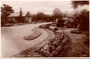 Scotland Hamilton The Public Park 1955 Real Photo