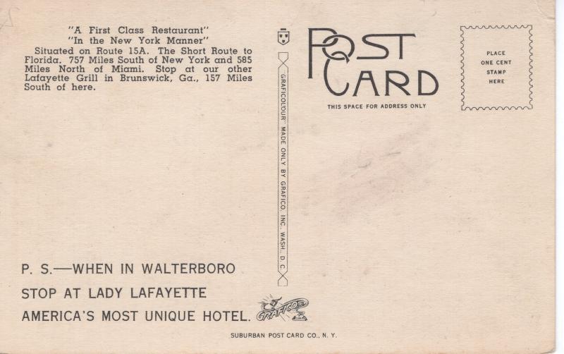 US    PC1990 LAFAYETTE GRILL, BRUNSWICK, GA