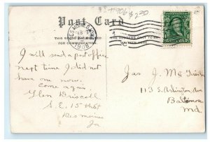 1908 Green Wood Park Des Moines Iowa IA Posted Antique Postcard
