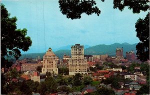 North Carolina Greetings From Asheville Panoramic View