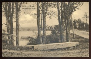 h1320 - LENNOXVILLE Quebec Postcard 1910s College Road by Burge