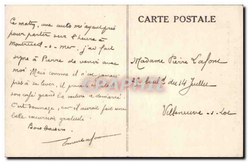 Montreuil sur Mer - L & # 39Escalier Old Postcard