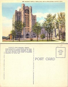 Masonic Temple, Detroit, Michigan