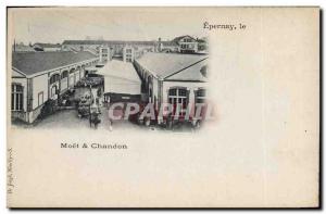 Old Postcard Folklore Wine Harvest Champagne Moet & Chandon Epernay