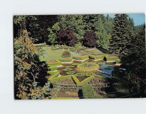 Postcard The Star Pond Butchart Gardens Victoria Canada