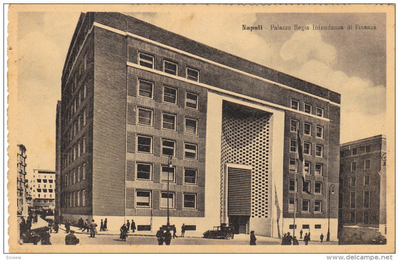 NAPOLI, Palazzo Regia Intenenza di Finanza, Campania, Italy, 10-20s