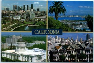 Postcard - California's Great Cities